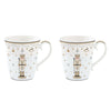 Tányér, étkészlet Diótörő karácsonyi porcelán bögre 2 db Royal Nutcracker