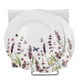 Levendulás porcelán desszertes tányér készlet - 2 darabos - díszdobozban - Classic Lavender