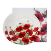 Pipacsos porcelán desszertes tányér készlet - 2 darabos - díszdobozban - Classic Poppie