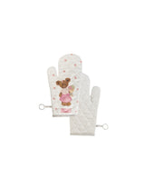 Pamut Edényfogó kesztyű 19x32 maci lány Sweet Bear
