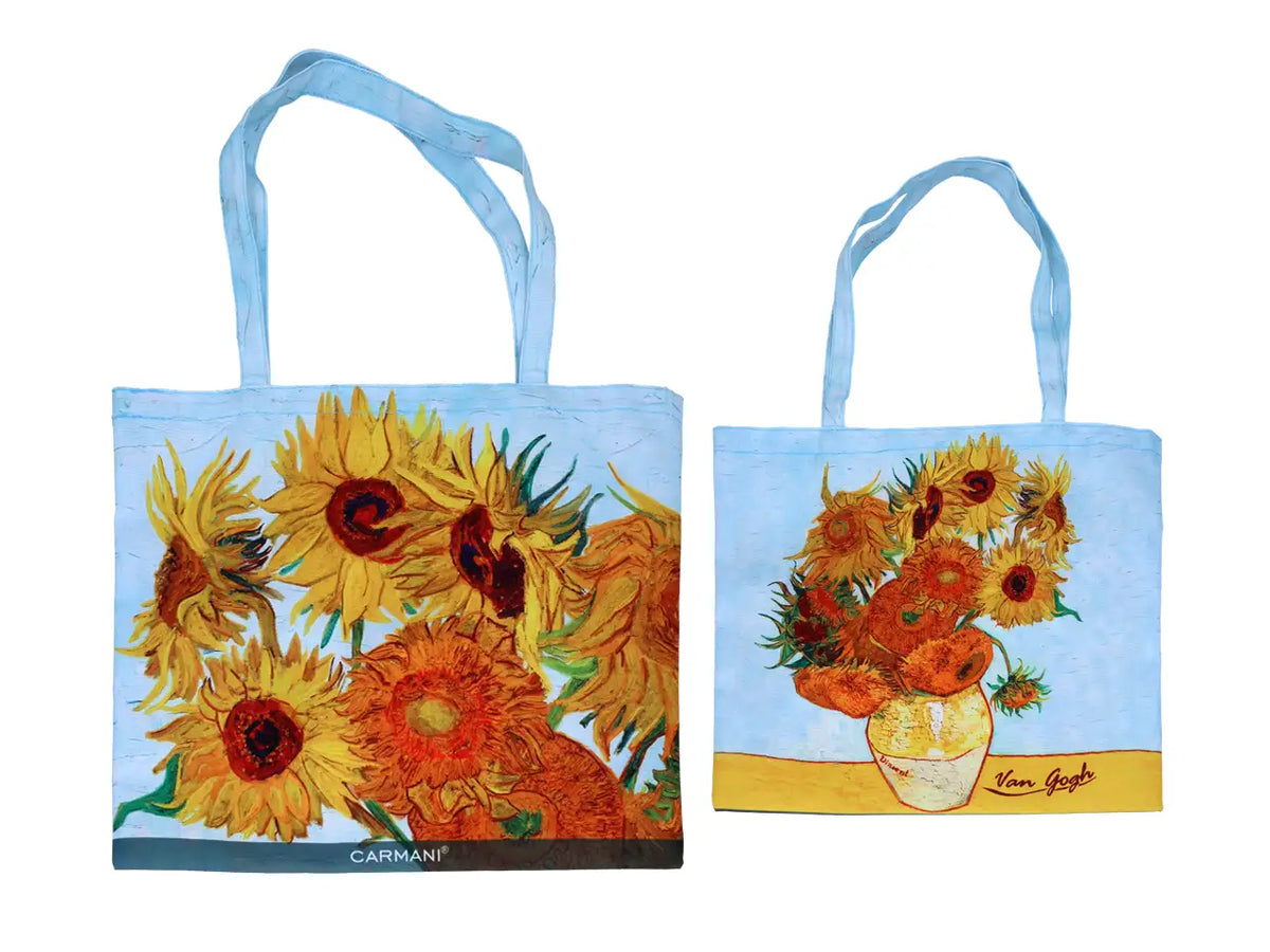 Bevásárlótáska 28x25,5 cm Polyester Van Gogh Napraforgók