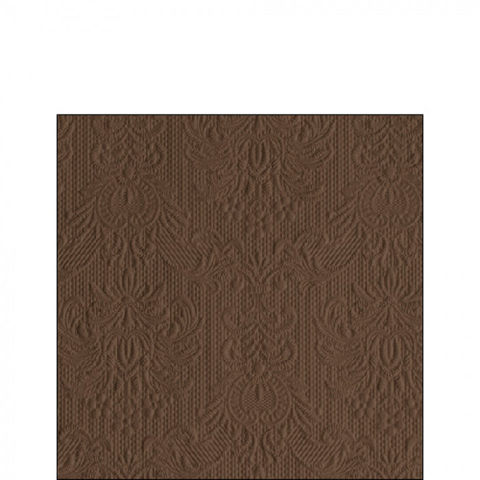 Szalvéta Elegance nature lion dombornyomott papírszalvéta barna 25x25 cm