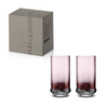 Pezsgős pohár Elegáns long drink pohár 2 db szett színes lila üveg