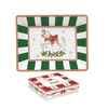 Karácsonyi porcelán kis tálka 14x11 cm díszdobozban Christmas Tale