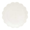 Tányér, étkészlet Fehér porcelán lapostányér Fleuri