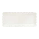 Tálca Fehér porcelán sültes kínáló tálca 36X15,5 cm Fleuri