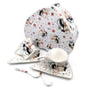 Bögre, csésze Fekete-arany cicás porcelán csésze aljjal készlet - 300 ml - 2 személyes