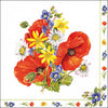 Field bouquet virágos háromrétegű papírszalvéta 33x33 cm 20db