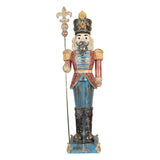 Vintage nagy diótörő figura kék 99 cm