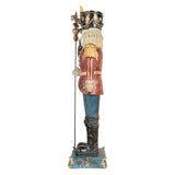 Vintage nagy diótörő figura kék 99 cm