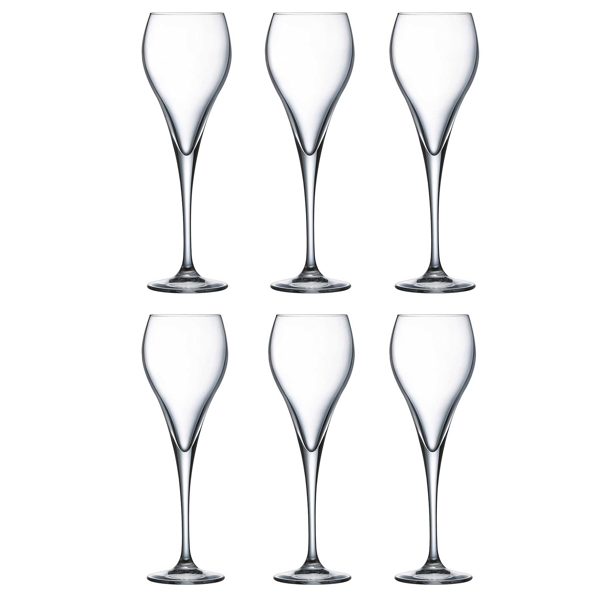 Luminarc Brio Flute pezsgős pohár 16 cl 6 db dobozban