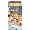 Gyufa Golden retriever kölykök gyufa karácsonyi díszdobozban