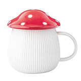 Gomba formájú porcelán bögre tetővel - 340 ml