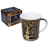 Bögre, csésze Gustav Klimt porcelán bögre díszdobozban 420 ml Életfa