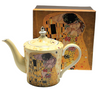 Teáskanna Gustav Klimt porcelán teáskanna díszdobozban A Csók