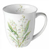 Gyöngyvirág porcelán bögre 400 ml