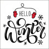 Szalvéta Hello winter karácsonyi három rétegű papírszalvéta 33x33 cm