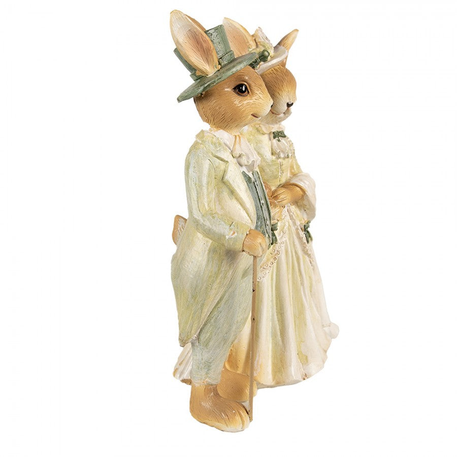 Húsvéti Dekoráció Húsvéti dekoráció Nyuszi Hölgy és Nyúl Úr páros elegáns ruhában
