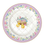 Spring Bloom húsvéti porcelán desszertes tányér 4 db szett díszdobozban