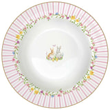 Tányér, étkészlet Húsvéti nyuszi mintás porcelán mélytányér Happy Easter