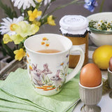 Bögre Húsvéti nyuszis porcelán bögre Carrot treat