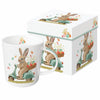 Bögre, csésze Húsvéti nyuszis porcelán bögre díszdobozban Bunny Dash