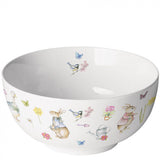 Bögre, csésze Húsvéti nyuszis porcelán müzlis tálka Easter garden