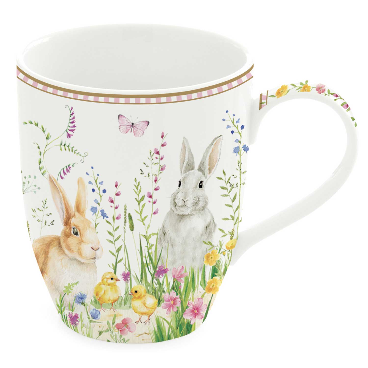 Bögre Húsvéti nyuszis porcelán porcelán bögre Happy Easter