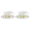 Bögre, csésze Húsvéti nyuszis porcelán porcelán teás csésze 2 db Happy Easter