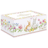 Szalvétagyűrű Húsvéti nyuszis porcelán szalvétagyűrű 4 db Happy Easter