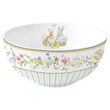Tálka Húsvéti nyuszis porcelán tál 15 cm Happy Easter