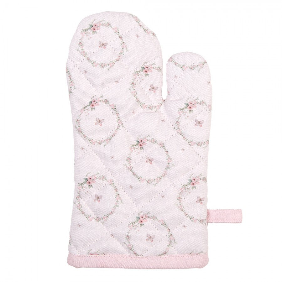 Edényfogó kesztyű Húsvéti pamut nyuszis edényfogó kesztyű gyerek méret Floral Easter Bunny