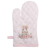 Edényfogó kesztyű Húsvéti pamut nyuszis edényfogó kesztyű gyerek méret Floral Easter Bunny
