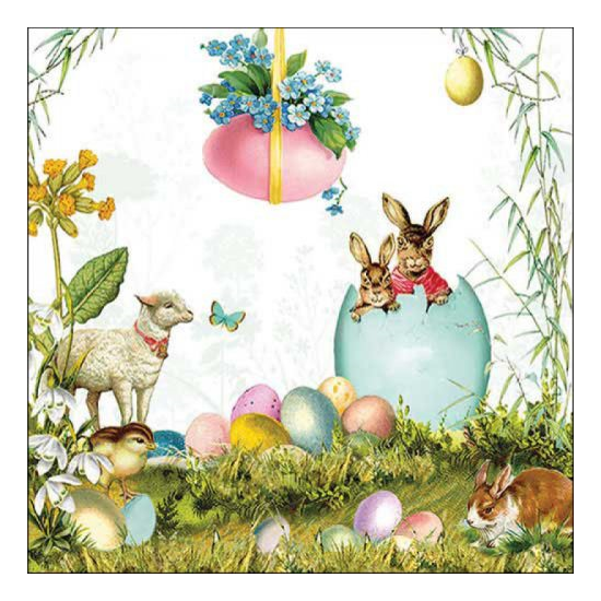 Szalvéta Húsvéti szalvéta 33x33 cm 20 db Easter Surprise