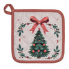 Karácsonyi Edényalátét 20x20 pamut Traditional Christmas Harmony