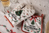 Karácsonyi Edényalátét 20x20 pamut Traditional Christmas Harmony