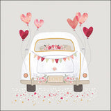 Szalvéta Just married Love esküvői papírszalvéta 33x33 cm 20 db-os