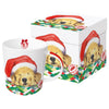 Karácsonyi porcelán bögre kutyás 400 ml
