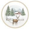 Tányér, étkészlet Karácsonyi desszertes tányér White Forest
