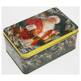 Fémdoboz Karácsonyi fémdoboz télapós 140x88x64 mm