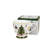 Bögre, csésze Karácsonyi fenyőfás porcelán bögre 430 ml dobozban Around Christmas Tree
