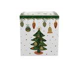 Bögre, csésze Karácsonyi fenyőfás porcelán tálka szett 2db-os 14 cm dobozban Around Christmas Tree