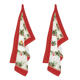 Evőeszköz Karácsonyi Konyharuha szett 2 db-os pamut Christmas Berries