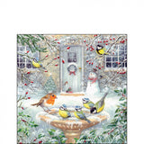Szalvéta Karácsonyi madaras papírszalvéta Joy bath 25x25 cm