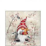 Szalvéta Karácsonyi manós papírszalvéta 25x25 cm 20 db-os Dwarf hug