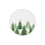 Tányér, étkészlet Karácsonyi porcelán 18 részes étkészlet fenyőfa dísszel Festive Trees