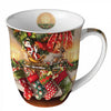 Bögre, csésze Karácsonyi porcelán bögre 400 ml Hanging stockings