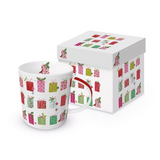 Bögre Karácsonyi porcelán bögre díszdobozban Gifts