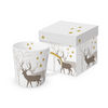 Bögre Karácsonyi porcelán bögre díszdobozban szarvasos Winter Deers white