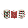 Bögre, csésze Karácsonyi porcelán bögre szett 2db-os fémdobozzal díszdobozban Fancy Christmas